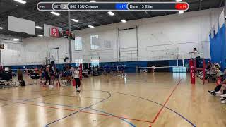 808 13U Orange vs Dime 13 Elite 20240629 Day 1 Match 1 1st Set Match 1 [upl. by Nitnert]