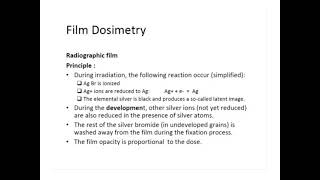 Flim badge Dosimeter [upl. by Odrarej]