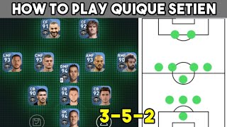 Quique Setien Pes 2020 Mobile Formation Guide amp Tactics  How To Play Quique Setien [upl. by Pollux790]