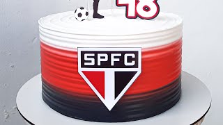 BOLO GRANDE DE ANIVERSÁRIO PARA 80 FATIAS  PESOU 8 KILOS ESSE BOLO Massa recheio e montagem [upl. by Steffane292]