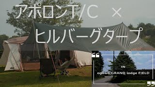 【設営動画】【ogawa grand lodge fieldにて】アポロンTC×ヒルバーグ タープ20XP [upl. by Ong]