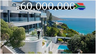 Inside a Breathtaking R60 Million Mansion in Cape Town South Africa [upl. by Ragde]