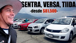 Precios de Sentra Versa y Tiida en Pachuca  Ofertas desde 133 mil pesos en el Tianguis [upl. by Hayott620]