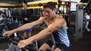 Hammer Strength Horizontal Row Bigger Shoulders Series Week 3 Workout 3 [upl. by Hgielsel506]