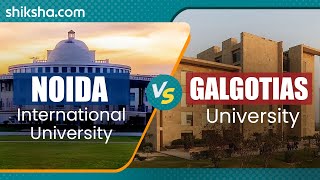 NIU vs Galgotias University  Which is better  Courses  Fees  Cutoffs [upl. by Henrion778]