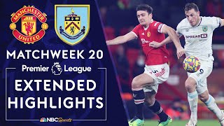 Manchester United v Burnley  PREMIER LEAGUE HIGHLIGHTS  12302021  NBC Sports [upl. by Leiria949]