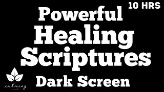 Meditate on Gods Word  Dark Screen Healing Scriptures Bible Verses For Sleep  Female Voice [upl. by Niletac]