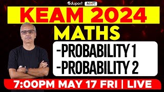 KEAM 2024  Maths  Probability 1 Probability 2  Eduport KEAM [upl. by Hanonew]