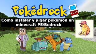 ⚡Tutorial de como instalar serp pokedrock y como jugarloMinecraft pocket editionbedrock⚡ [upl. by Schramke847]