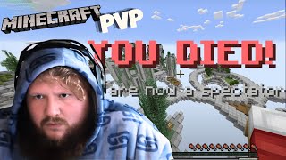 CaseOh Rages In Minecraft PVP [upl. by Mallis]