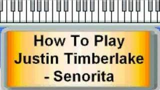 How To Play Justin Timberlake  Senorita [upl. by Eart]