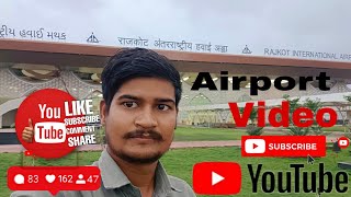 Rajkot Airport International Hirasar Gujarat India Mrajaybabuup84 viralvideo subscribe like [upl. by Leafar821]