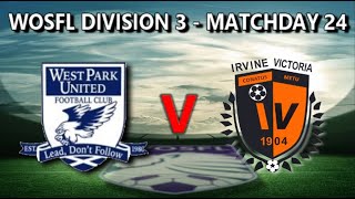 West Park Utd 0  Irvine Vics 2  2nd March 2024 [upl. by Ulla]