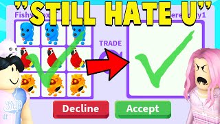 I traded my BIGGEST HATER in Adopt Me [upl. by Conner]