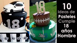 10 ideas pasteles 18 años hombre [upl. by Htebilil282]