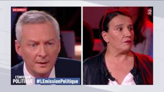 Bruno Le Maire face à une ancienne chômeuse  Lémission politique [upl. by Herbst]