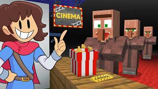 Opening a MOVIE THEATER in Minecraft [upl. by Nylac]