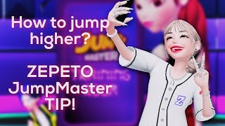 JumpMaster tip How to jump higher Helium Balloon explained  ZEPETO [upl. by Yun404]