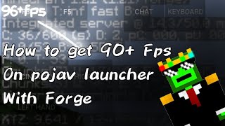 How to get 90 fps on pojav launcher with Forge 121 link in description [upl. by Salakcin497]