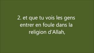 Coran  Sourate 110 An Nasr Le Secours النّصر [upl. by Hairu]