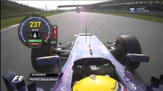 F1 2013  Malaysia  Webber Finger [upl. by Ainsworth470]