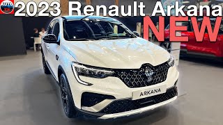 NEW 2023 Renault Arkana Hybrid  Overview WALKAROUND exterior and Interior [upl. by Annabell172]