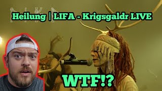 Heilung  LIFA Krigsgaldr LIVE  Reaction [upl. by Enecnarf]