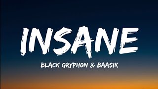 Black Grpyh0n amp Baasik Insane Lyrics Video [upl. by Aihcats]