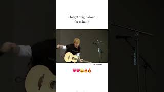 Ed Sheeran  shape of you  live  shorts live shapeofyou edsheeran  echolullabies [upl. by Treblah248]