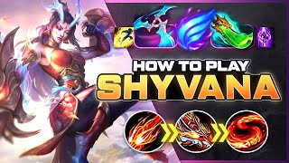 HOW TO PLAY SHYVANA TOP  0 CD BUILD  BEST Build amp Runes  Season 14 Shyv guide  League of Legends [upl. by Notlimah]