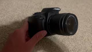 Canon EOS Rebel T7 Digital SLR Camera with EF S 18 55mm f 3 5 5 6 is STM Lens Review [upl. by Hertzfeld]