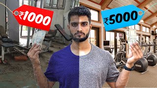 I Tried The Cheapest vs Most Expensive Gym  Hindi  INDIA [upl. by Leugar]