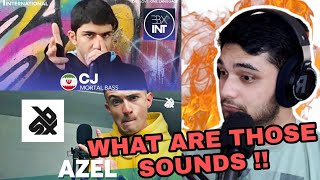 CJ 🇮🇷  Mortal Bass amp AZEL 🇮🇹  DEMUTH  BEATBOX REACTION [upl. by Ardnahs]