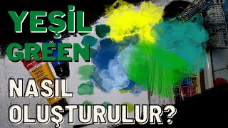 Yeşil Renk ve Tonları Nasıl Elde Edilir How To Make Shades Of Green  Color Mixing For Beginners [upl. by Aneret926]