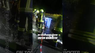 Feuerwehrmänner verunglückt 🚒 feuerwehr hochwasser bayern [upl. by Naresh]