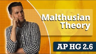 Thomas Malthus and Malthusian Theory AP Human Geography Review Unit 2 Topic 6 [upl. by Netty]