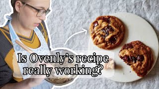 Testing Ovenlys Secretly Vegan Salted Chocolate Chip Cookies Recipe [upl. by Etteb]