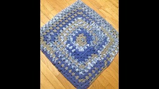 Crochet Baby Blanket Using Bernat Baby Bundle Yarn [upl. by Lawrence]