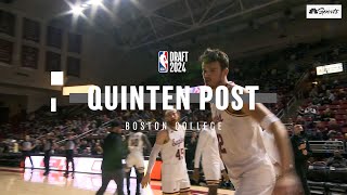 Watch Warriors secondround draft pick Quinten Post’s college highlights  NBC Sports Bay Area [upl. by Mehalick]