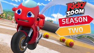 The ScootBop Bop ⚡️ Season Two ⚡️ Motorcycle Cartoon  Ricky Zoom  Cartoons For Kids [upl. by Marvin343]