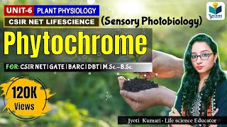 PHYTOCHROME  CSIRNET  GATE  Plant Biology  Sensory photobiology [upl. by Yruam]