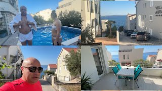 Nasz Apartament w Chorwacji  Wodujemy materac w basenie 2 🇭🇷 [upl. by Yrrak]