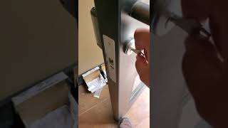 Adams Rite Paddle amp Deadlatch Replacement  Urgent Locksmith LLC [upl. by Ardnasirk]