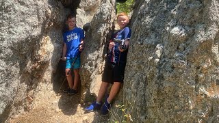 Hiding the rockness monster rock at Sylvan lake [upl. by Eerbua]