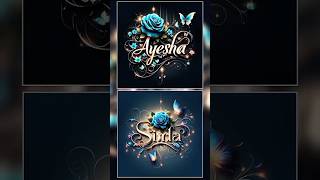 Creating Stunning Name Art Quick and Easy [upl. by Walsh]