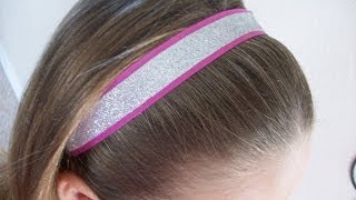 Make Glitter Sport Headbands [upl. by Jairia384]