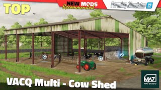 FS22 ★ VACQ Multi  Cow Shed by MA7 Studio  Farming Simulator 22 2K 60Hz [upl. by Gapin100]