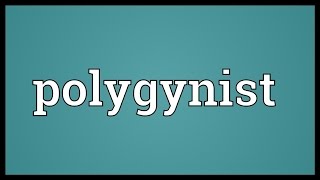 Polygynist Meaning [upl. by Ludvig]