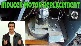 Gas Furnace Repair  Inducer Motor Replacement [upl. by Wakerly386]