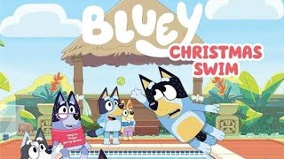 Bluey Christmas Swim  Read Aloud [upl. by Nylhtak]